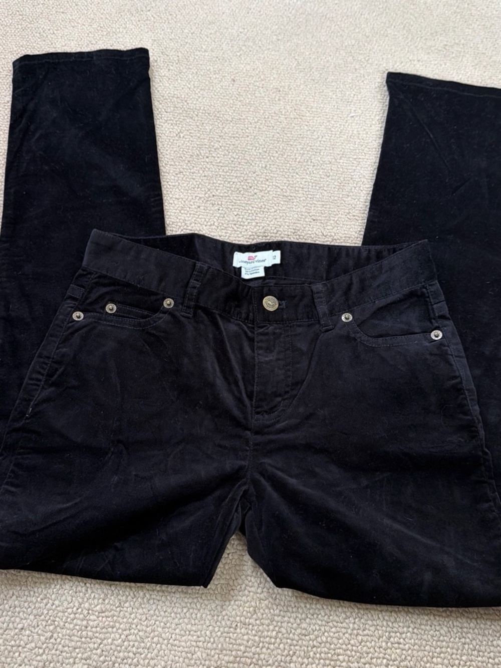 Vineyard Vines Black Kids Corduroy Pants
